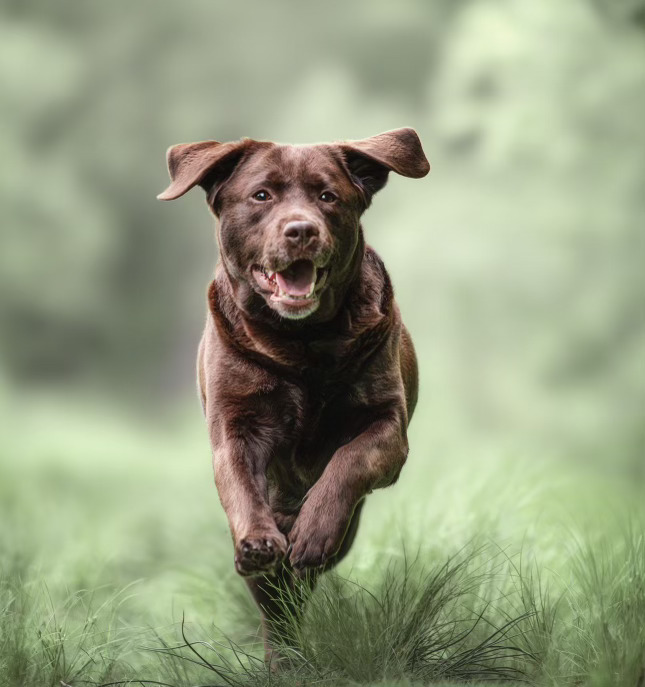 Labrador retriever obedience training session in Southern California